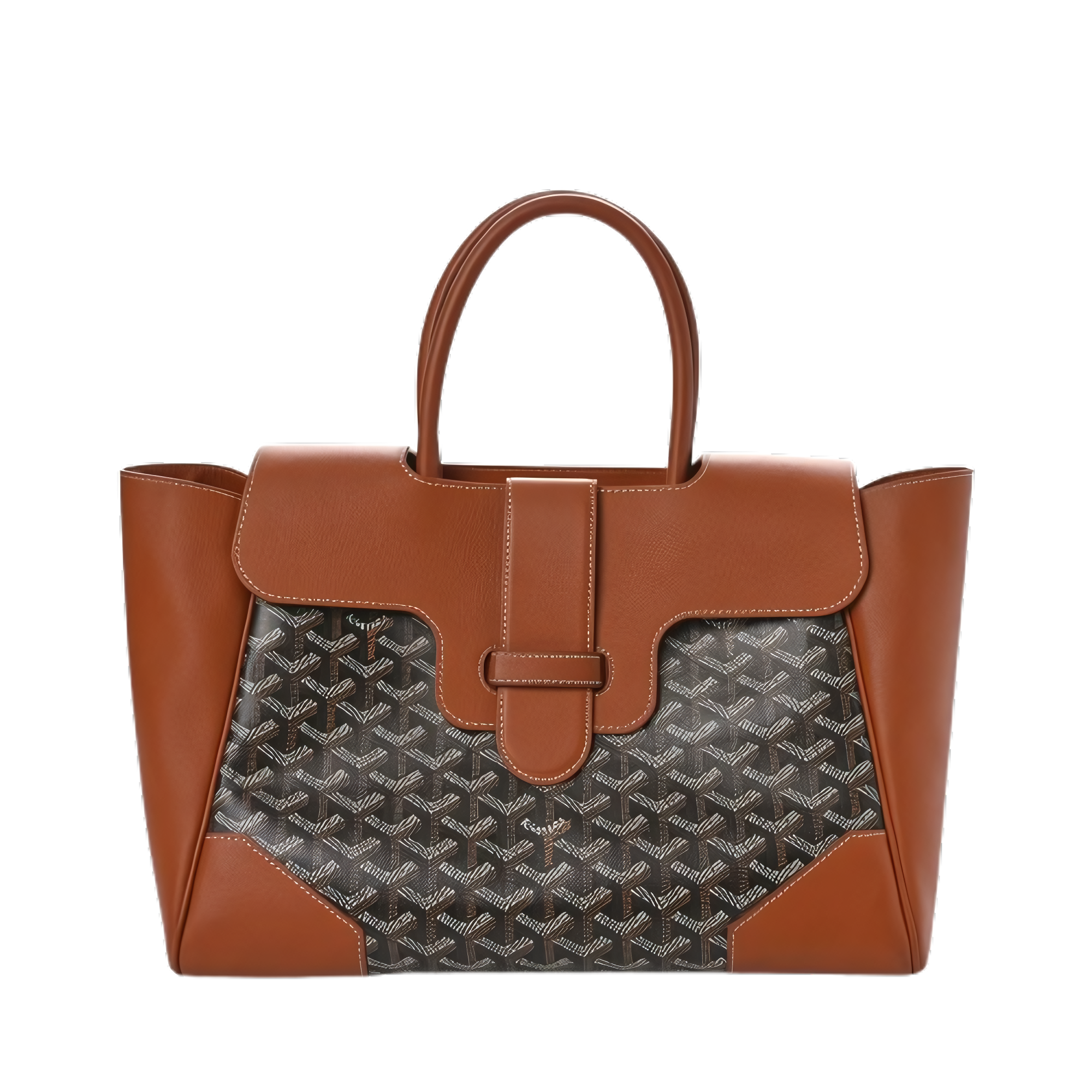 GOYARDINE SAIGON TOTE BLACK GOLD