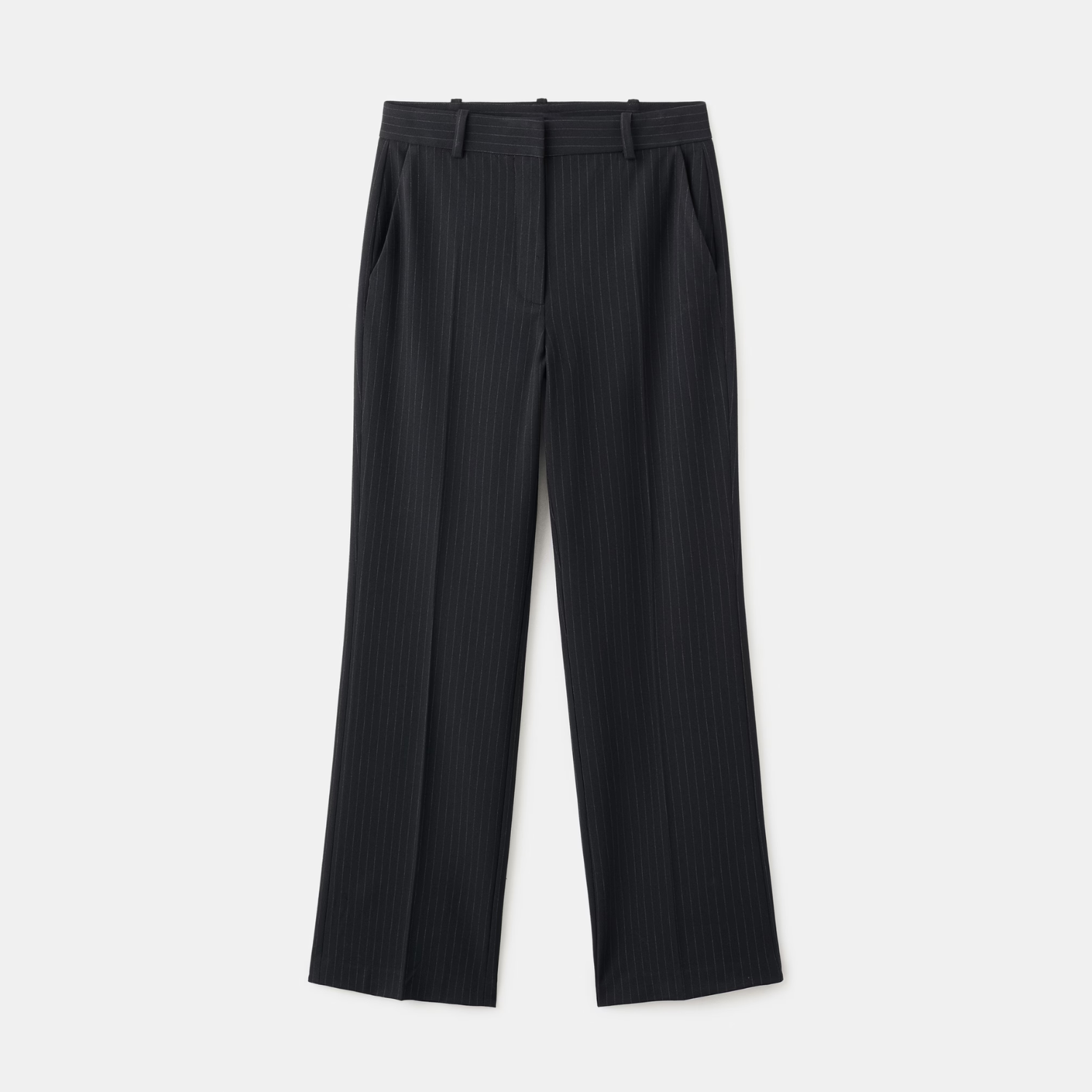 Straight-fit suit trousers