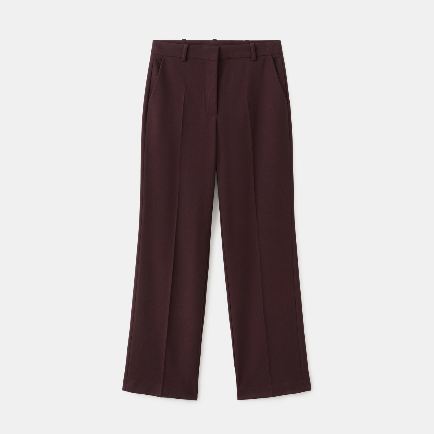 Straight-fit suit trousers