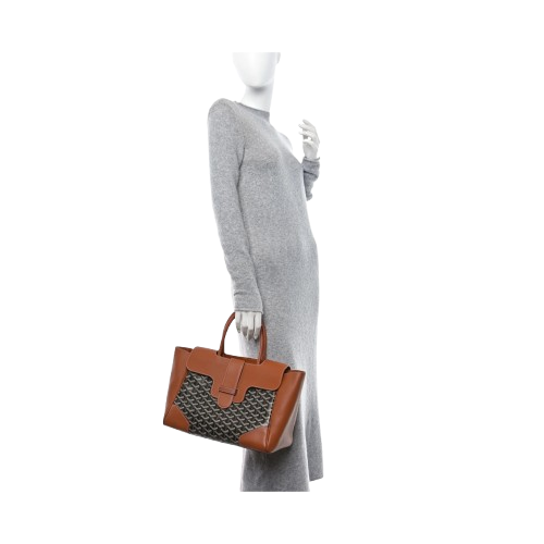 GOYARDINE SAIGON TOTE BLACK GOLD