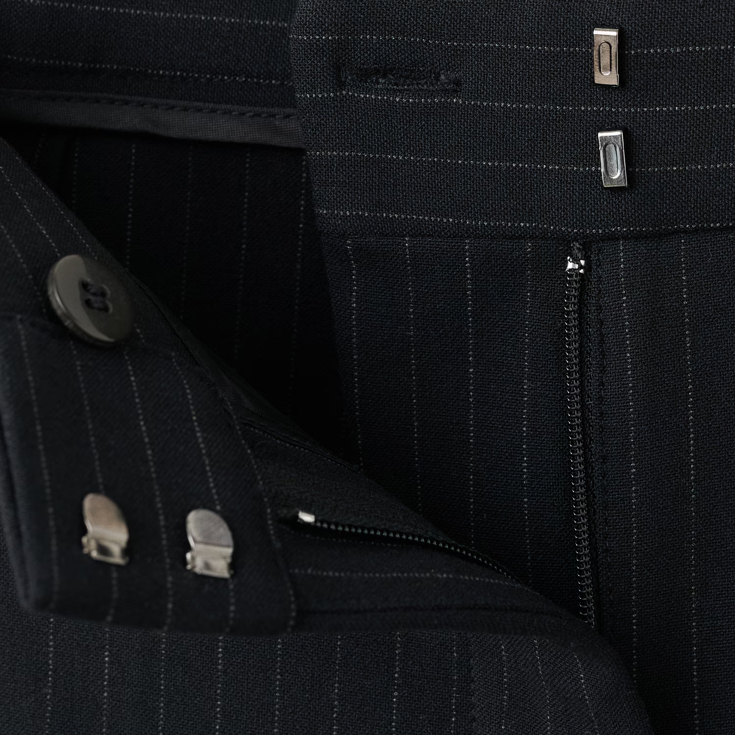 Straight-fit suit trousers