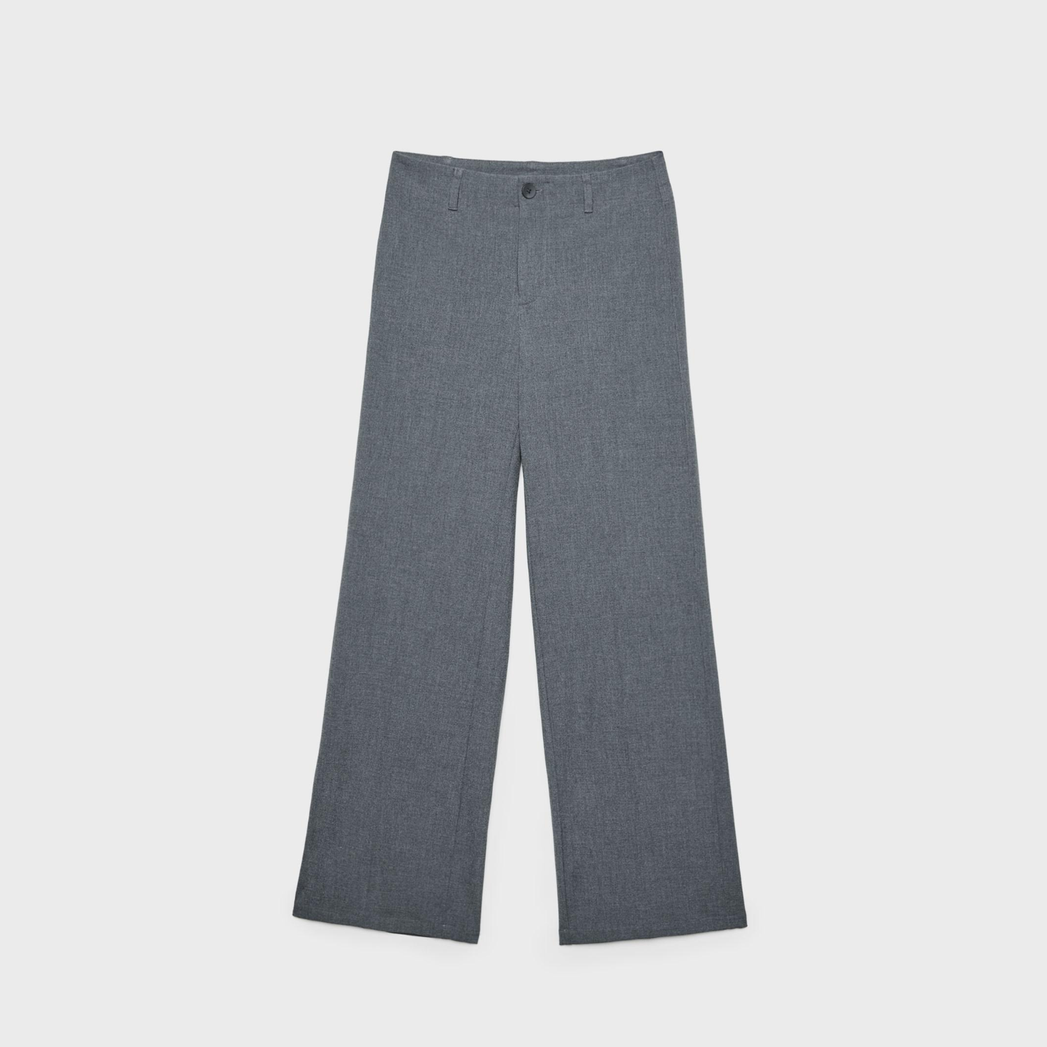 Slim Fit Straight Trousers